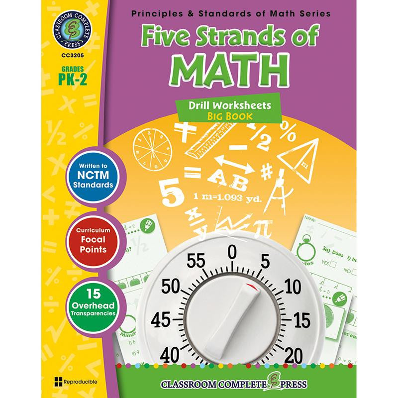 DRILL SHEETS FIVE STRANDS OF MATH