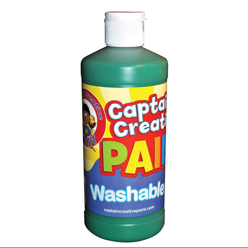 GREEN 16OZ WASHABLE PAINT CAPTAIN