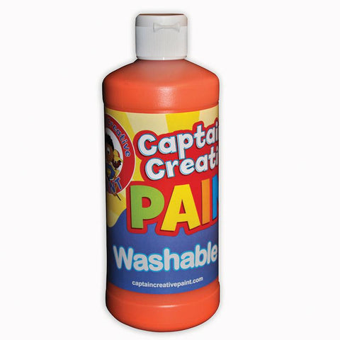 ORANGE 16OZ WASHABLE PAINT CAPTAIN