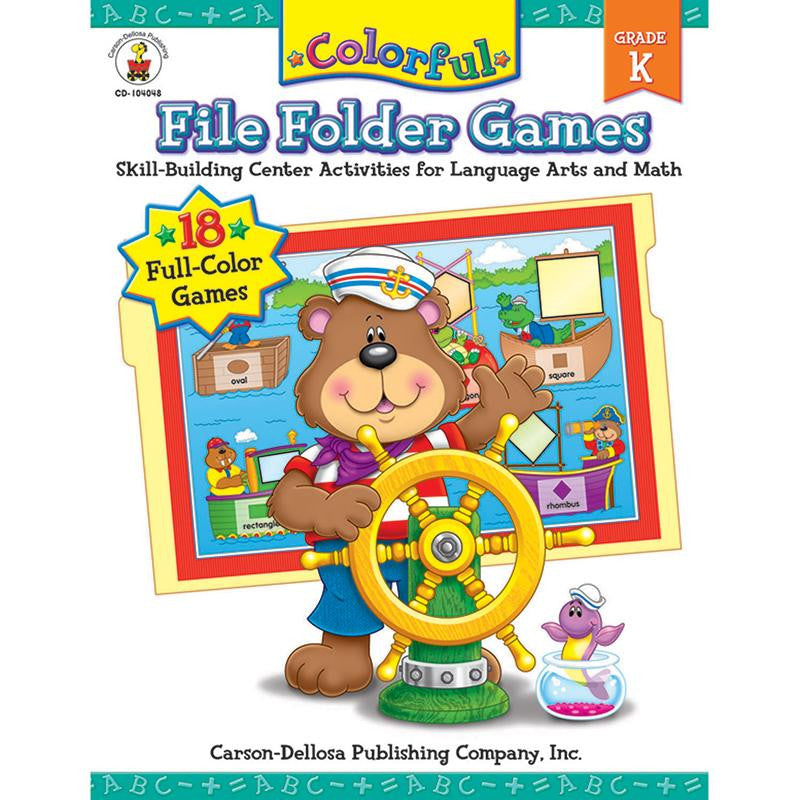 COLORFUL FILE FOLDER GAMES GR K