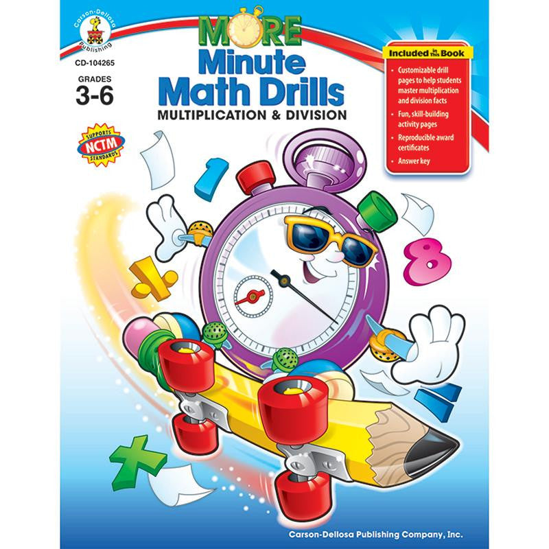 MINUTE MATH DRILLS MULTIPLICATION