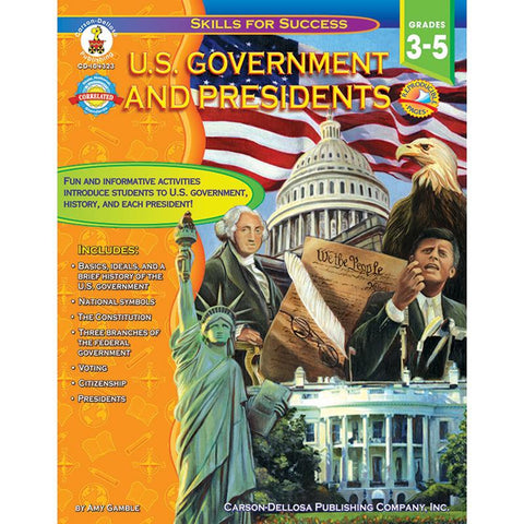 US GOVERNMENT AND PRESIDENTS GR 3-5