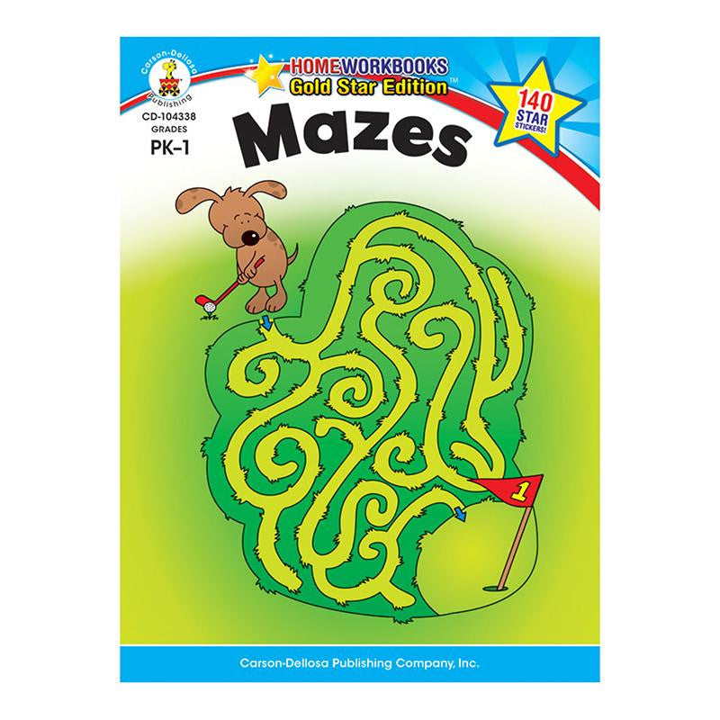 MAZES HOME WORKBOOK GR PK-1