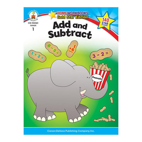 ADD & SUBTRACT HOME WORKBOOK GR 1