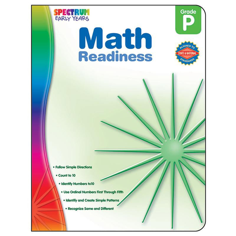 MATH READINESS SPECTRUM EARLY YEARS