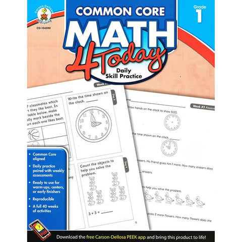 MATH 4 TODAY GR 1