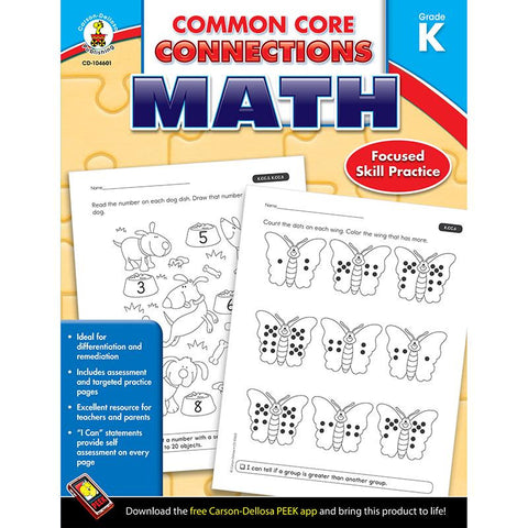 MATH GR K COMMON CORE CONNECTIONS