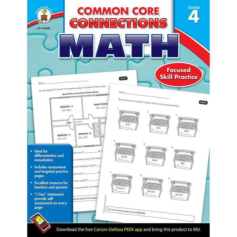 MATH GR 4 COMMON CORE CONNECTIONS