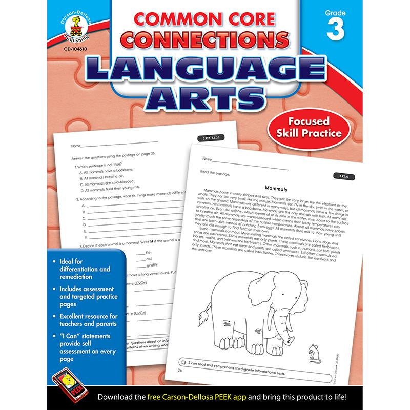 LANGUAGE ARTS GR 3 COMMON CORE