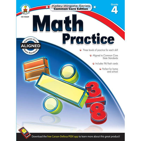 MATH PRACTICE BOOK GR 4