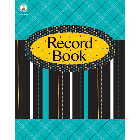 BLACK WHITE & BOLD RECORD BOOK