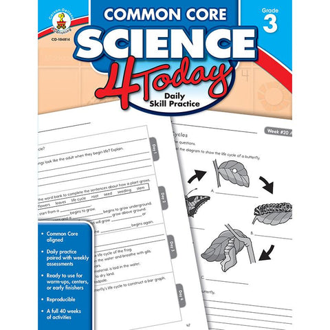 COMMON CORE SCIENCE 4 TODAY GR 3