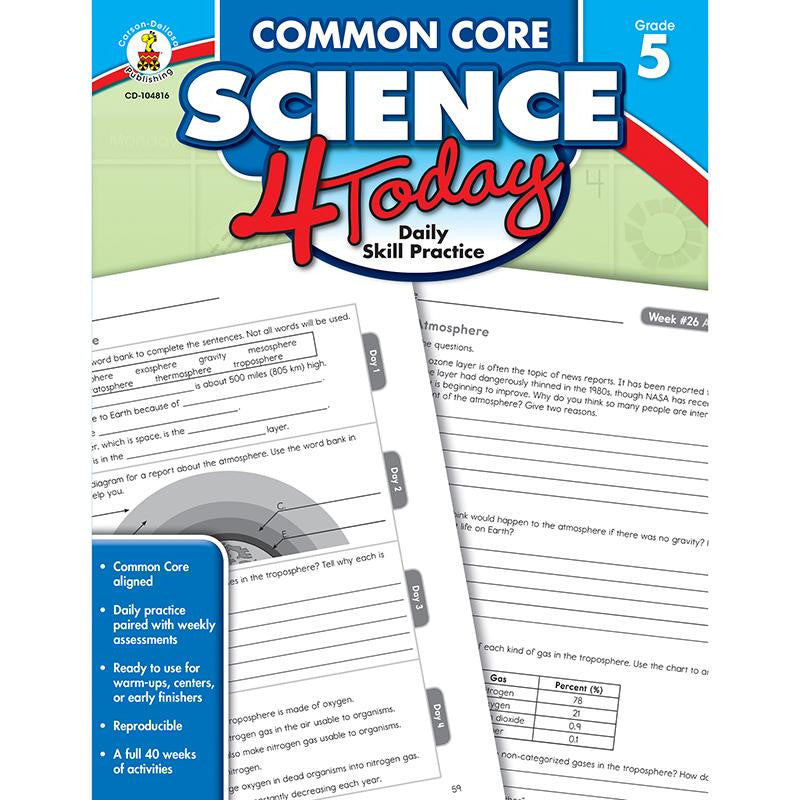 COMMON CORE SCIENCE 4 TODAY GR 5