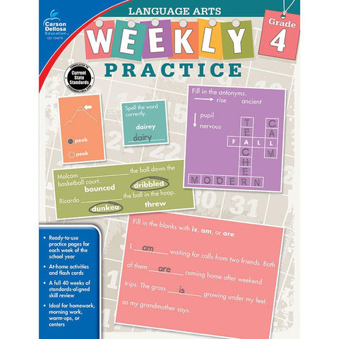 WEEKLY PRACTICE LANGUAGE ARTS GR 4