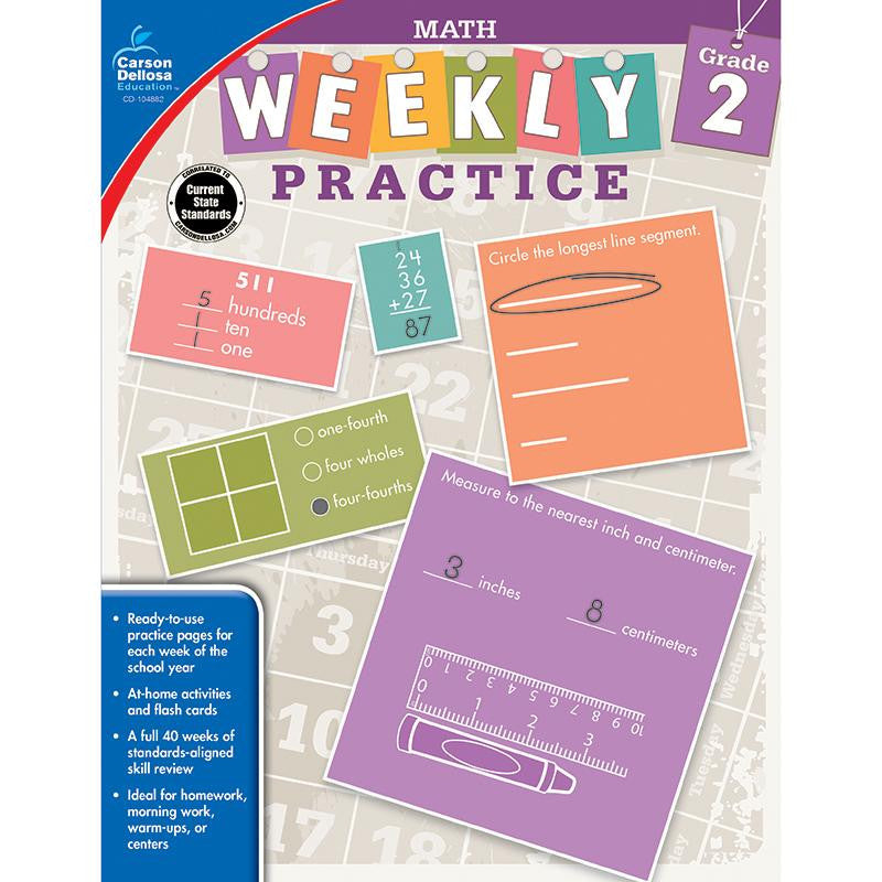 WEEKLY PRACTIVE MATH GR 2