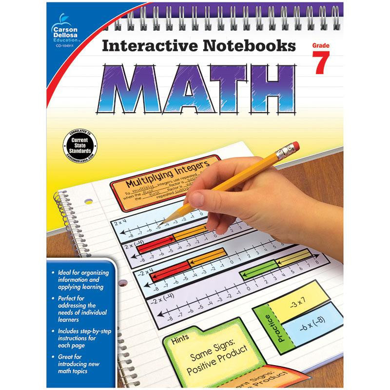 INTERACTIVE NOTEBOOKS MATH GR 7