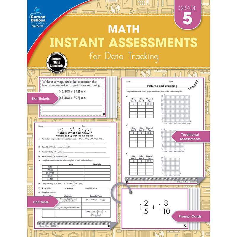 INSTANT ASSMNTS DATA TRACKING GR 5