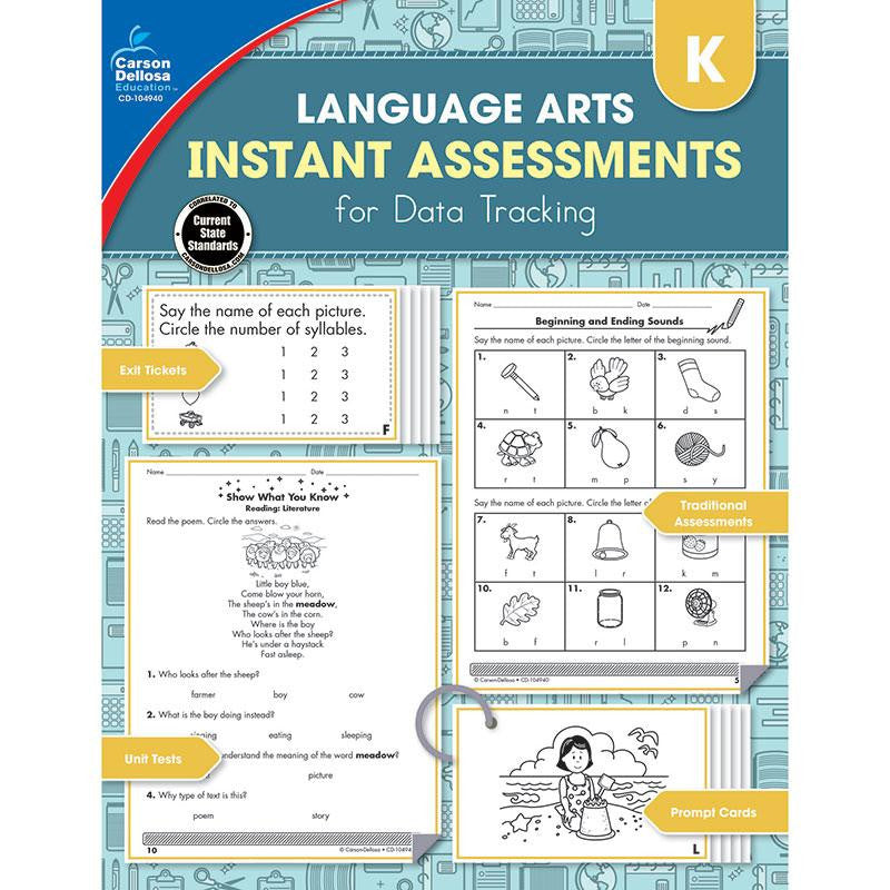 INSTANT ASSMNTS DATA TRACKING GR K