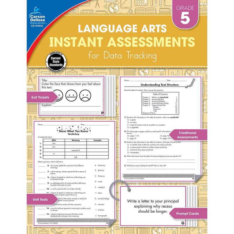 INSTANT ASSMNTS DATA TRACKING GR 5