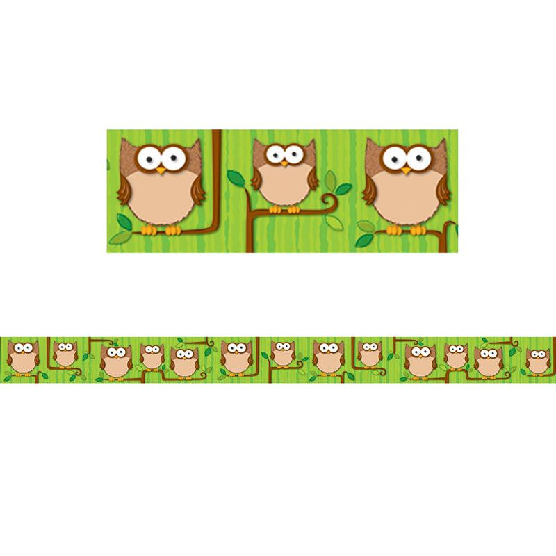 WOODLAND OWLS BORDER