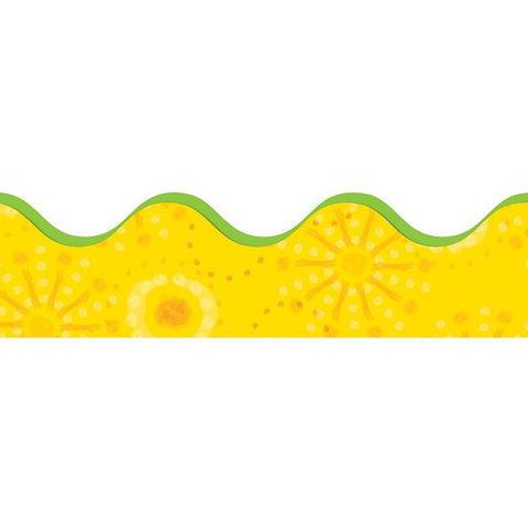 LEMON LIME SCALLOPED BORDER