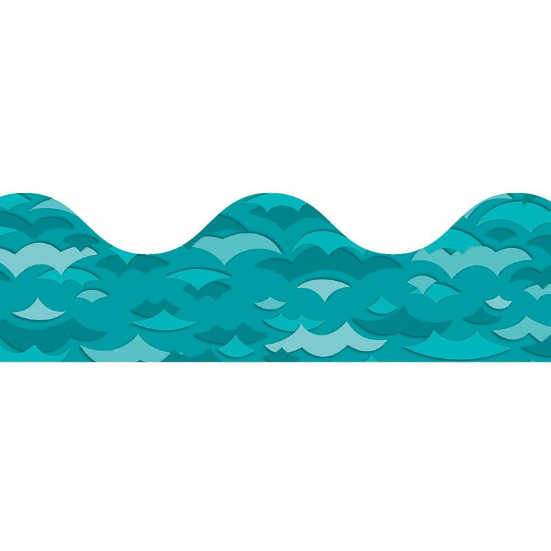 WAVES SCALLOPED BORDER