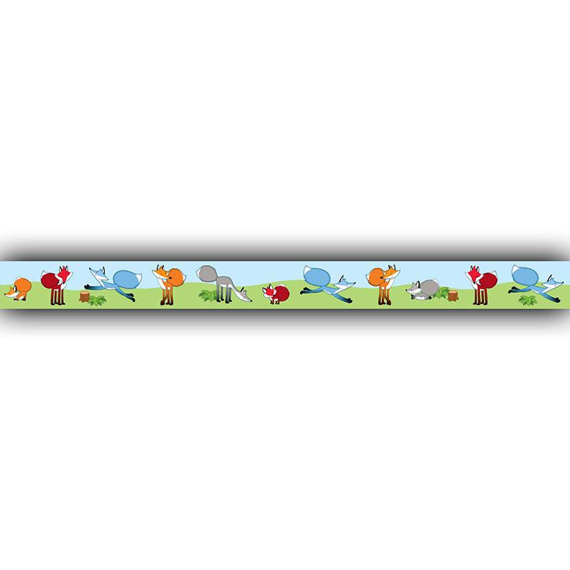 PLAYFUL FOXES BORDER STRAIGHT