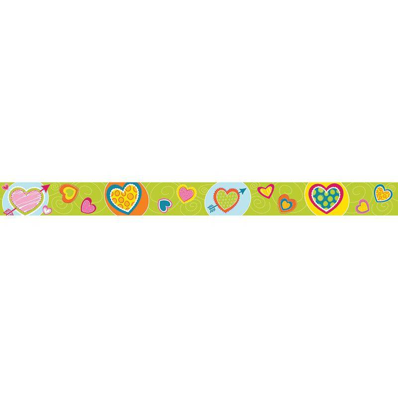 HEARTS STRAIGHT BORDER