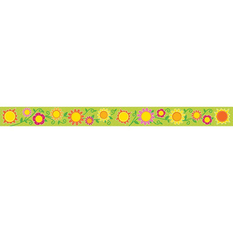 SUNSHINE & FLOWERS STRAIGHT BORDER