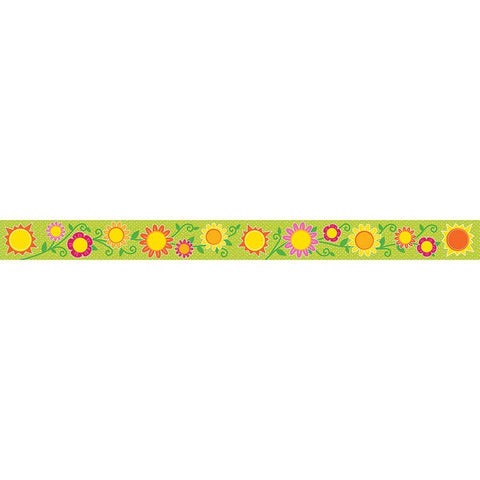 SUNSHINE & FLOWERS STRAIGHT BORDER