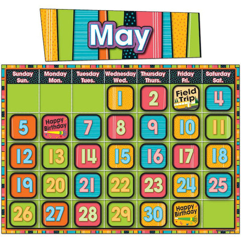 STYLIN STRIPES CALENDAR BB SET