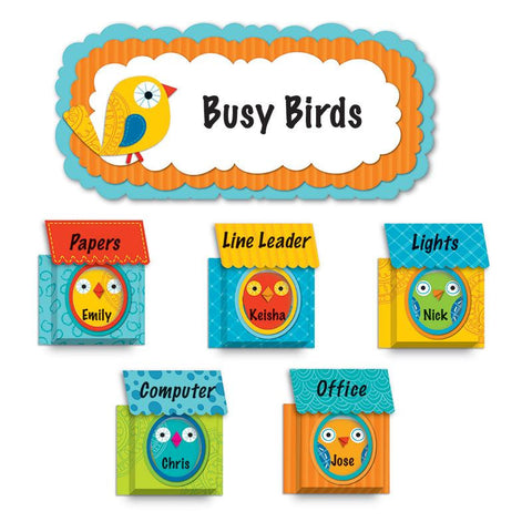 BOHO BIRDS & BIRDHOUSES BB SET