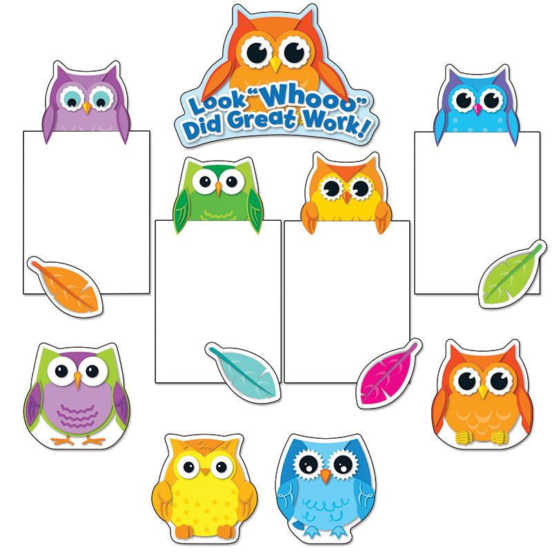 COLORFUL OWLS GOOD WORK BB SET