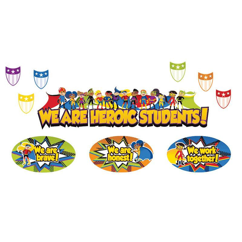 SUPER POWER HEROIC STUDENTS BB SET