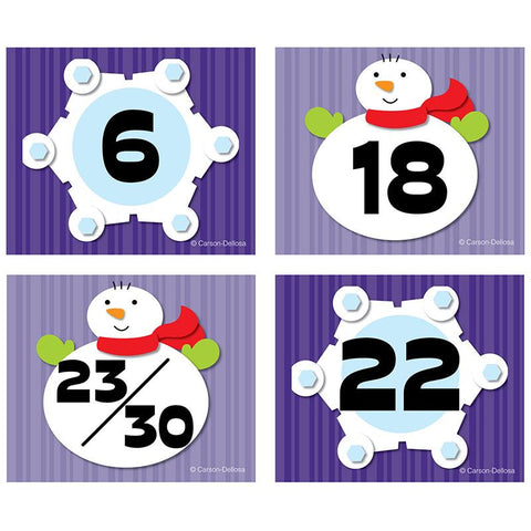 SNOWFLAKE SNOWMAN CALENDAR COVER