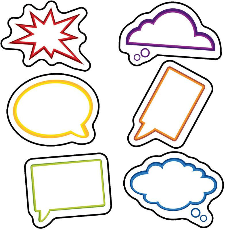 SUPER POWER SPEECH BUBBLES CUT OUTS