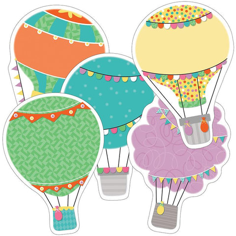 HOT AIR BALLOON CUTOUT ASST GR PK-5