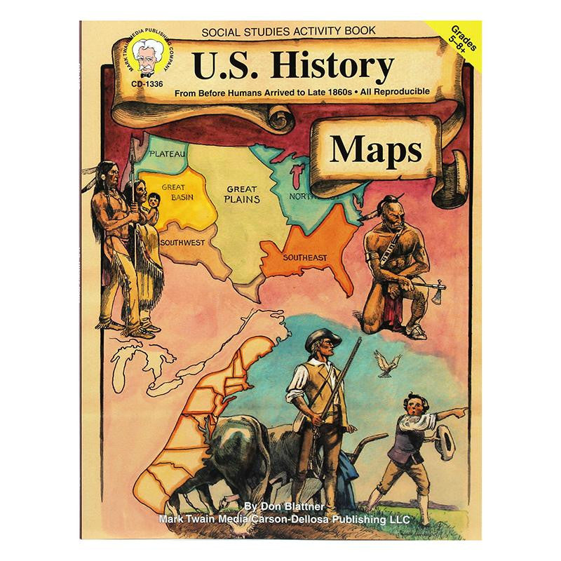 US HISTORY MAPS GR 5-8