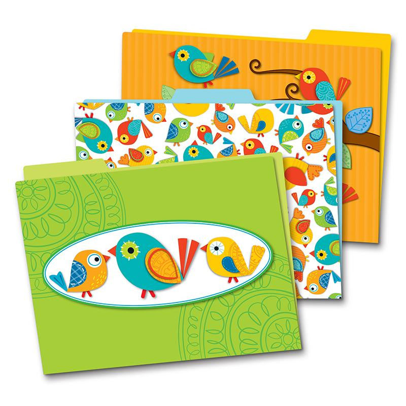 BOHO BIRDS FOLDERS