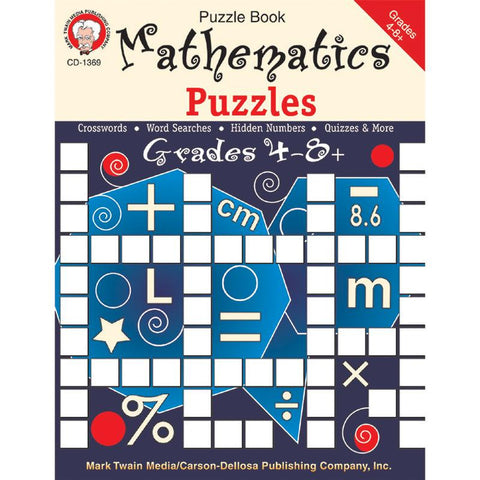 MATHEMATICS PUZZLES GR 4-8