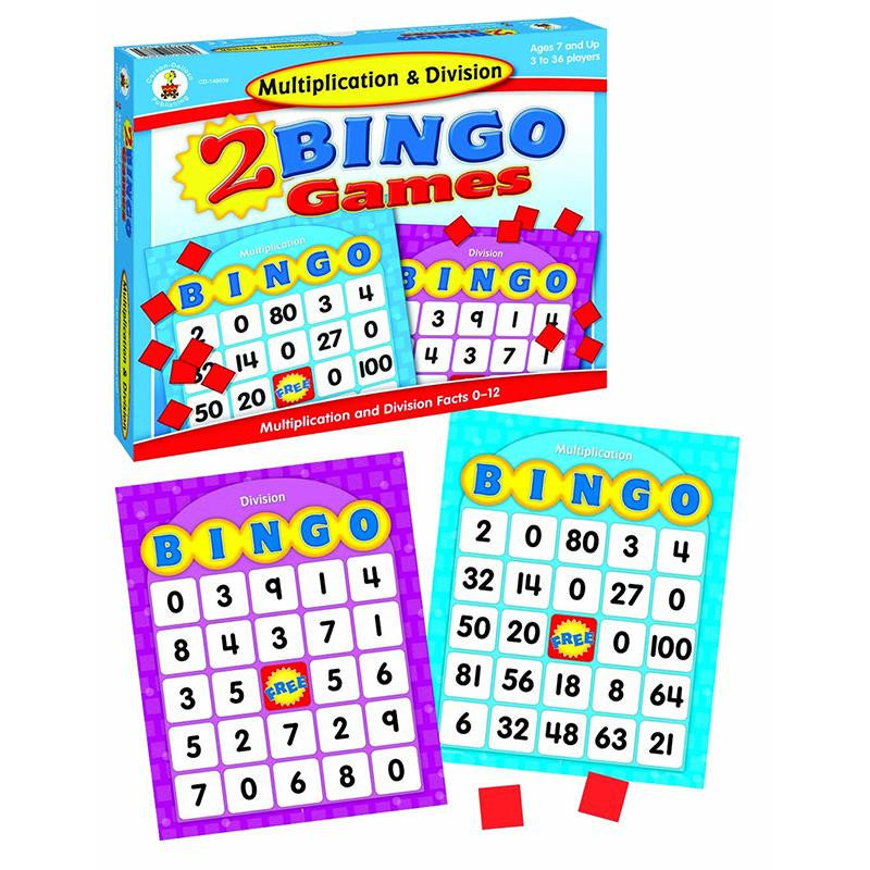 MULTIPLICATION & DIVISION BINGO