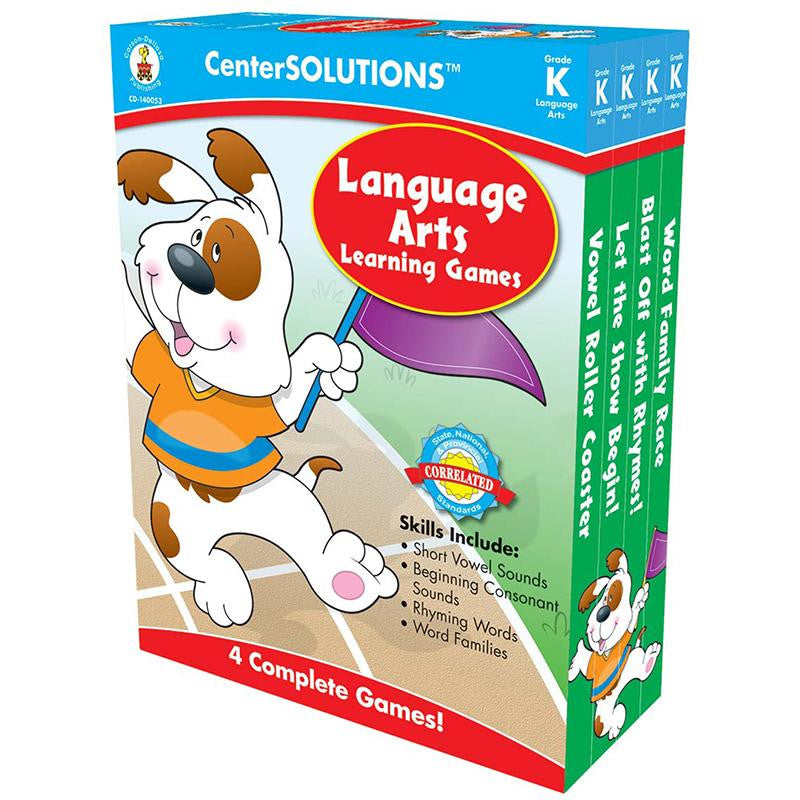 LANGUAGE ARTS LEARNING GAMES GR K