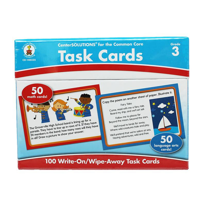 CENTER SOLUTIONS TASK CARDS GR 3