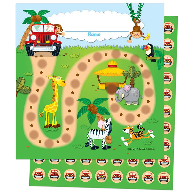 JUNGLE SAFARI MINI INCENTIVE CHARTS