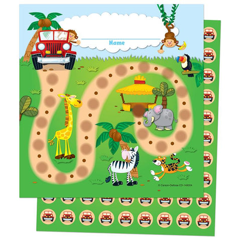 JUNGLE SAFARI MINI INCENTIVE CHARTS