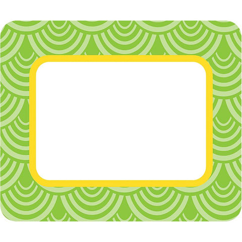 LEMON LIME NAME TAGS - GREEN