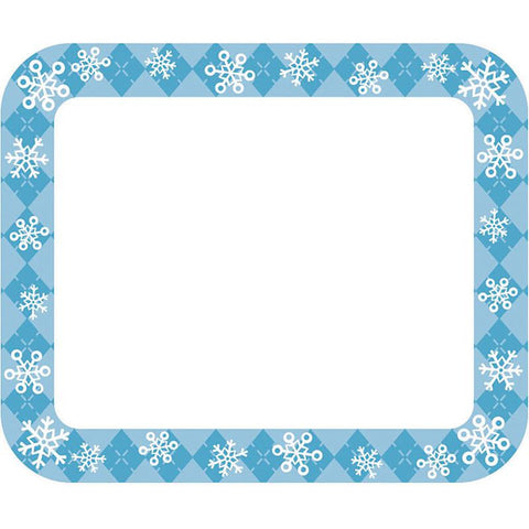 SNOWFLAKES NAMETAGS GR PK-5