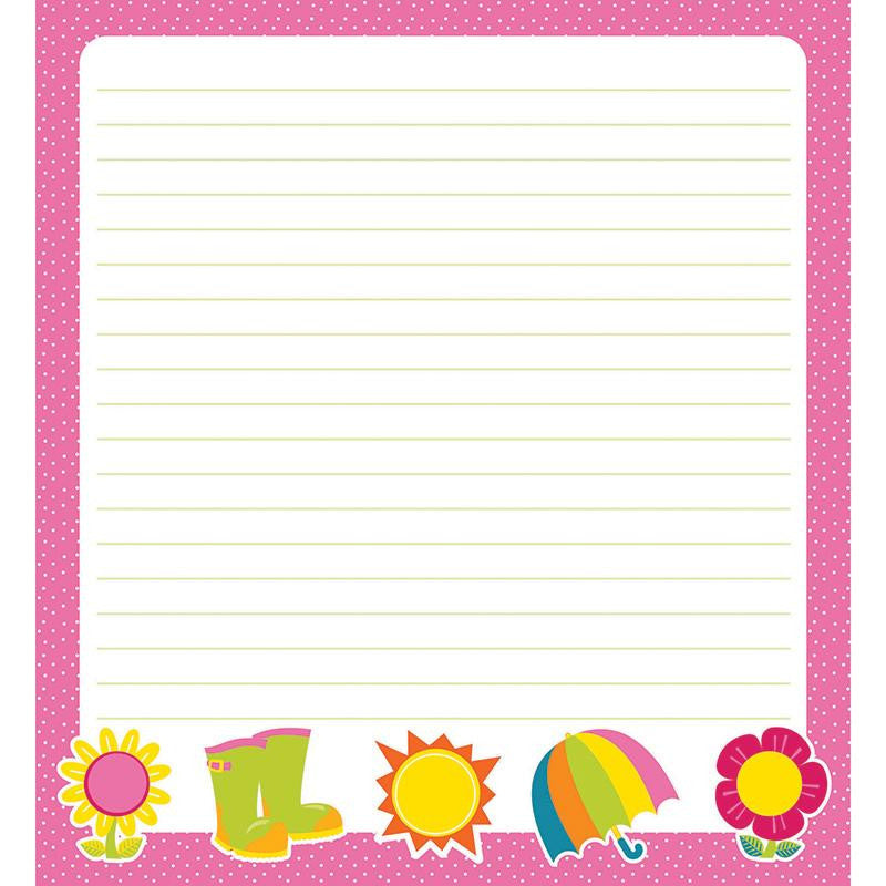 HELLO SPRING SHAPE NOTEPAD GR PK-8