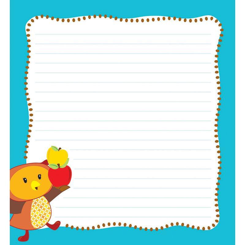 FALL FUN SHAPE NOTEPAD GR PK-8