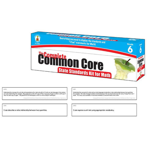 MATH GR 6 COMPLETE COMMON CORE KIT